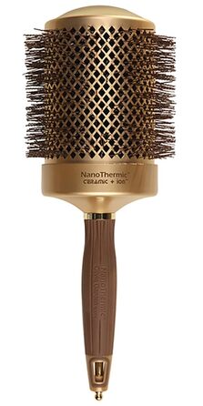 Керамическая круглая щетка для волос нетермическая Olivia Garden NanoThermic NT-82, диаметр 82/105 мм