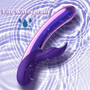Вібратор для жінок Rabbit Vibrator Lila - 10 режимів, LED, стимуляція клітора
