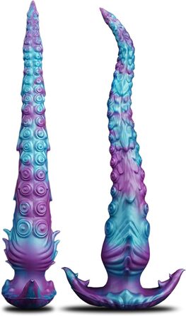 Анальний плаг-монстр XXL з силікону, 40 см, з підставкою - для досвідчених користувачів