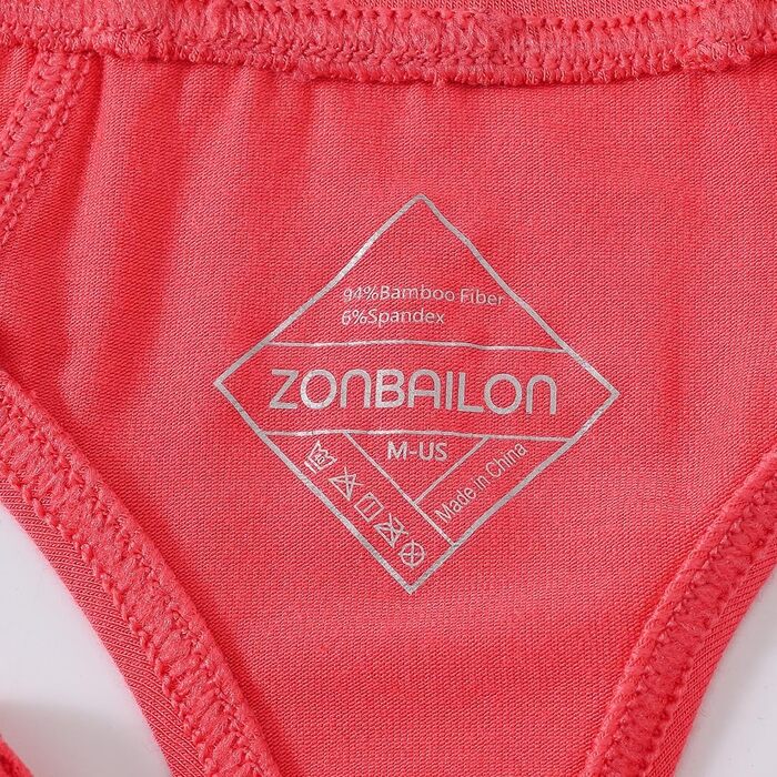 Танга для чоловіків BIATWOWR з еластичного матеріалу без етикетки, червоний (XXL)