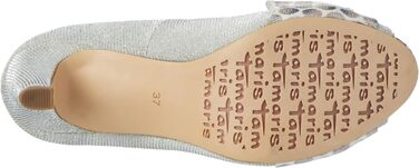 Жіночі туфлі-човники Tamaris 29300, сріблясті (розмір 40 EU, Silver Comb 948)
