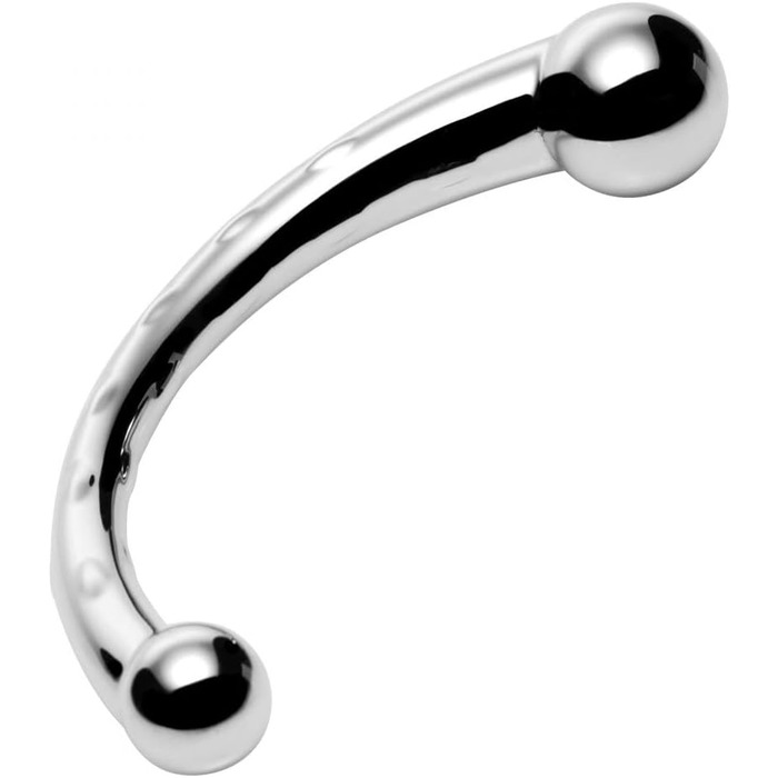 Сталевий дилда G-spot серії Master - вигнутий дизайн