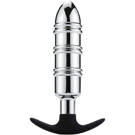 Анальний дildo з нержавіючої сталі для чоловіків та жінок - іграшки для БДСМ та анального сексу