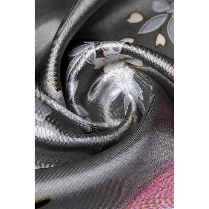 Халат жіночий довгий шовковий, квітковий принт, Babeyond. Ідеальний для дому, відпочинку та вечірок. Однорозмірний.