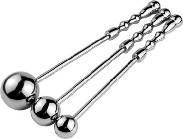 Анальні кульки LOXICAI з нержавіючої сталі: набір S/M/L, анальний плагін з ручкою, дилататор анусу, стимулятор G-точки, для чоловіків та жінок