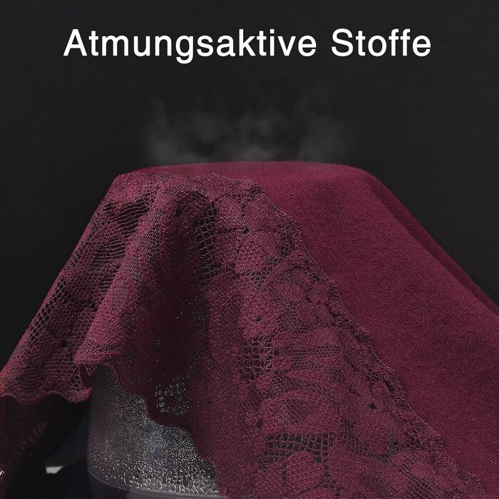 Сліпекс жіночі труси Wealurre з бавовни, мереживо, 5 шт. XL, темно-кольорові