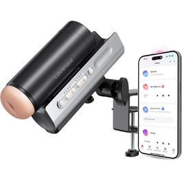 Lovense Solace Pro - автоматичний мастурбатор для чоловіків з керуванням через додаток, вібраційний мастурбатор, імітація орального сексу, інтеграція з AI/VR, іграшки для дорослих