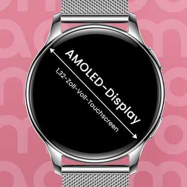 Смарт-годинник maoo Ventura для жінок з AMOLED-дисплеєм 1.32