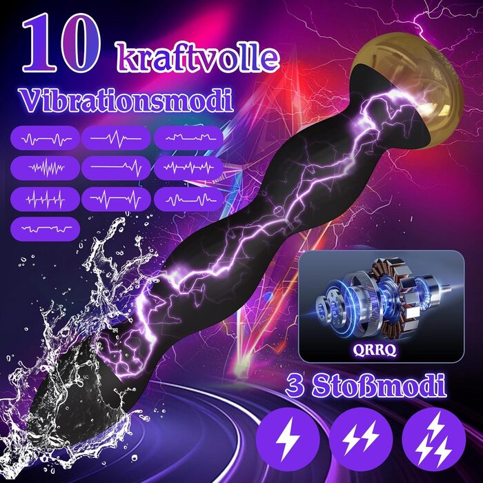 Електростимулятор для ануса, анальні кульки, ланцюжок, вібратор простати для чоловіків, іграшки для секса