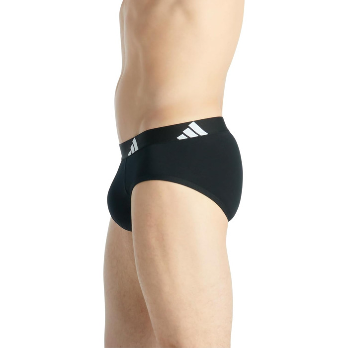 Труси боксер чоловічі Adidas Basic 6 шт. в упаковці, чорні, розмір L