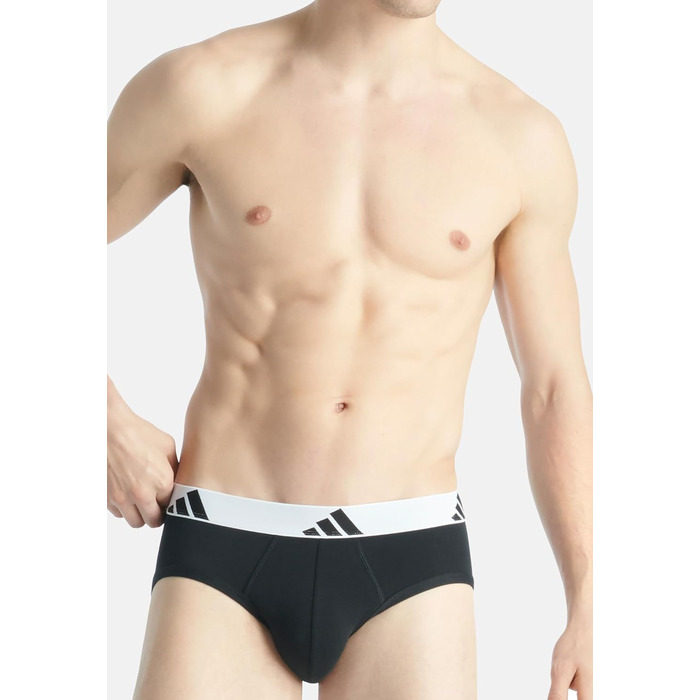 Труси чоловічі Adidas (3 шт. в упаковці) (XXL, чорний 006)