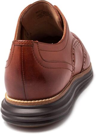Чоловічі шкіряні туфлі Cole Haan Grand Wingtip Oxford коричневого кольору Woodbury Ivory, розмір 43.5 EU