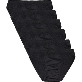 Слип/Боксер Liabel для чоловіків з натуральної бавовни, 3XL, 6 шт. в упаковці, чорний (Art. 959)