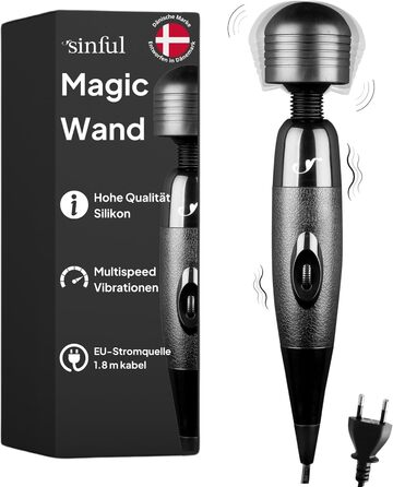 Масажер-вібратор Magic Wand з кабелем для жінок – потужний масаж, інтимна насолода