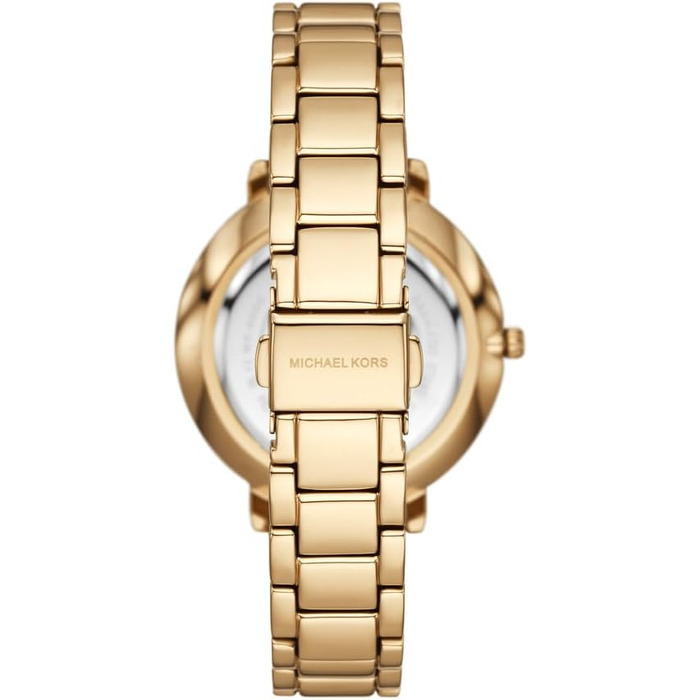Жіночий годинник Michael Kors Pyper кварцовий, золотистий зі сталевим браслетом та білим циферблатом