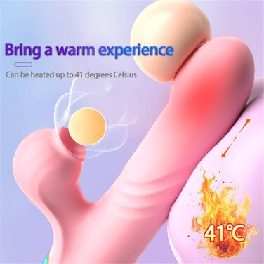 Вібратор Rabbit Silikon для G-точки з 10 режимами та LCD-дисплеєм. Червоний