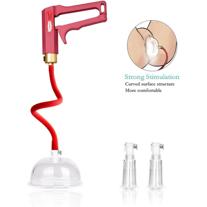 Набір для стимуляції статевих органів для жінок: вакуумний насос, кліторальний насос, вагінальний насос, стимулятор