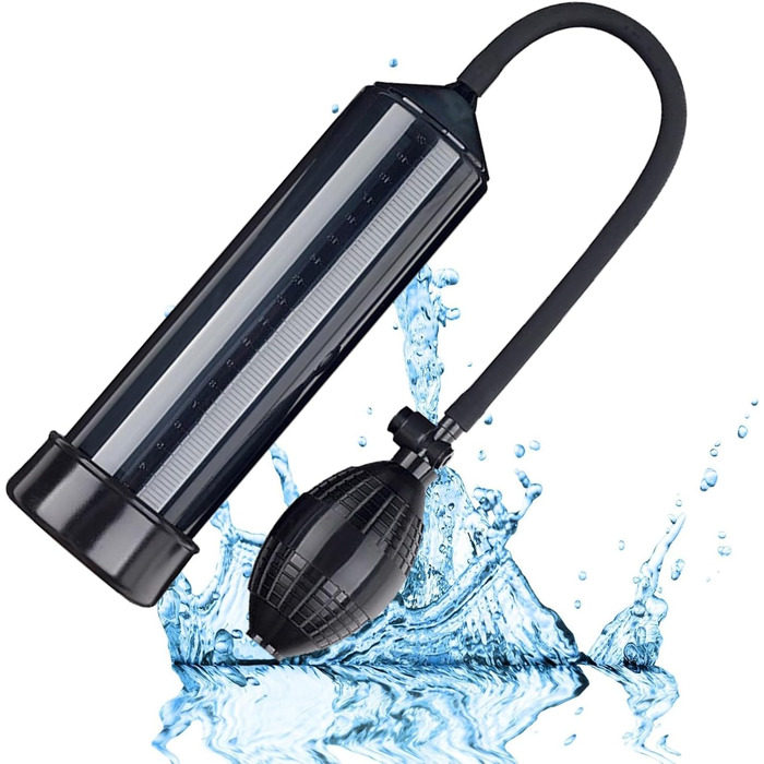 Ручний пеніс-насос TRQOYTU з мірною шкалою та помпою. Тренажер для стимуляції та збільшення пеніса. Іграшка для дорослих.