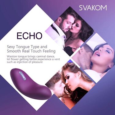 Svakom Echo - вібратор для клітора та G-точки, 25 режимів, для жінок, 1 шт.
