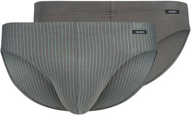 Шкарпетки чоловічі Skiny Sip (2 пари) (S, смуги Gunmetal Selection)