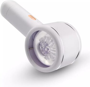 Електричний мастурбатор-чаша для чоловіків, автоматичний, 7 функцій, телескопічний, білий