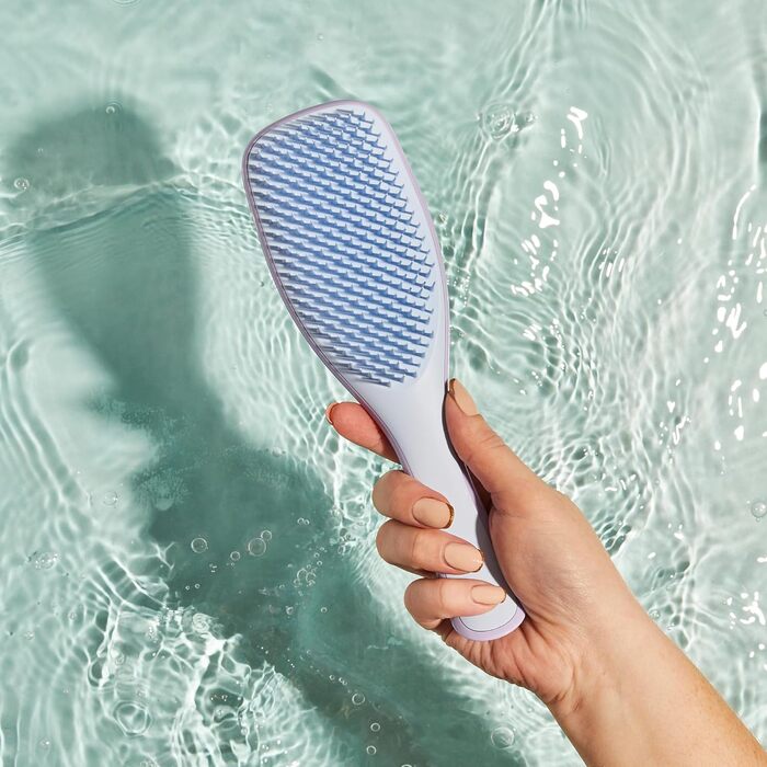 Щітка для волосся Tangle Teezer Ultimate Detangler для вологого та сухого волосся всіх типів, розплутуюча, зменшує ламкість (Лілова хмаринка/Блакитний)