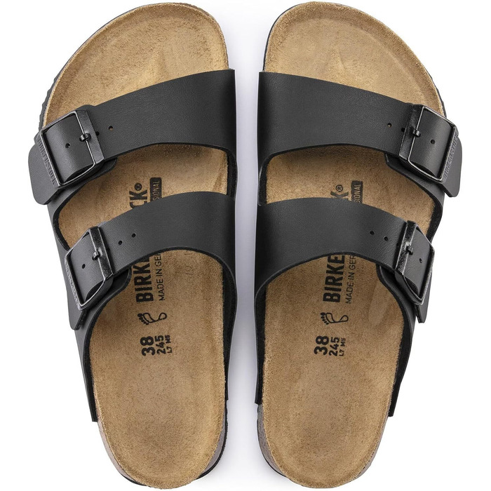 Сандалі професійні Birkenstock Arizona PROF BF вузькі, чорні, розмір 38 EU