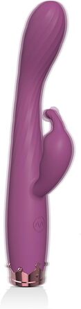 Вібратор для жінок Klitoris та G-точка, силіконовий Rabbit, 10 режимів, для пар, сексуальні іграшки, фіолетовий