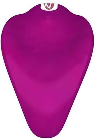 Вібратор Nomi Tang Better Than Chocolate 2 - водостійкий, безшумний, з силікону, з сенсорним слайдером, акумуляторний, червоно-фіолетовий