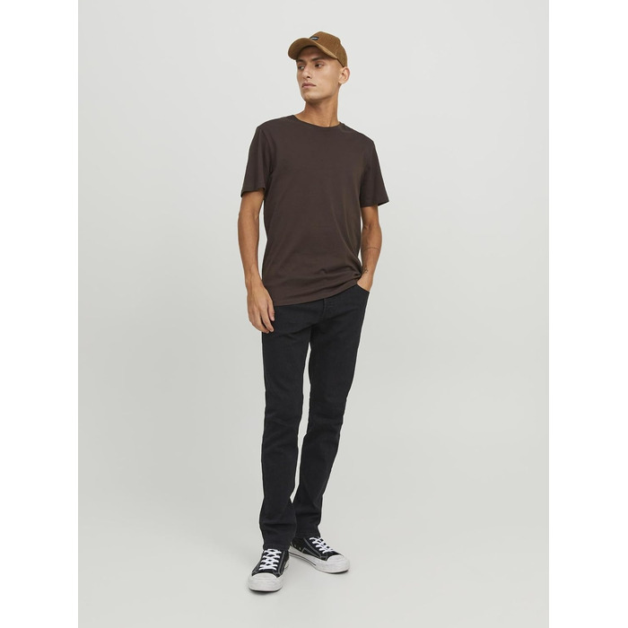 Чоловічі джинси Jack & Jones JJIGLENN JJOriginal SQ 356 NOOS чорні, стиль Streetwear, розмір 34W/32L