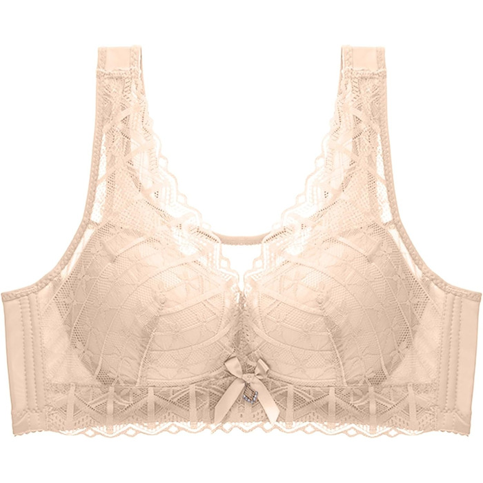 3 шт. комплект класичних мереживних спортивних бюстгальтерів CSKJ для жінок: Push Up, без кісточок, м'який, зручний для йоги, тренувань та сну