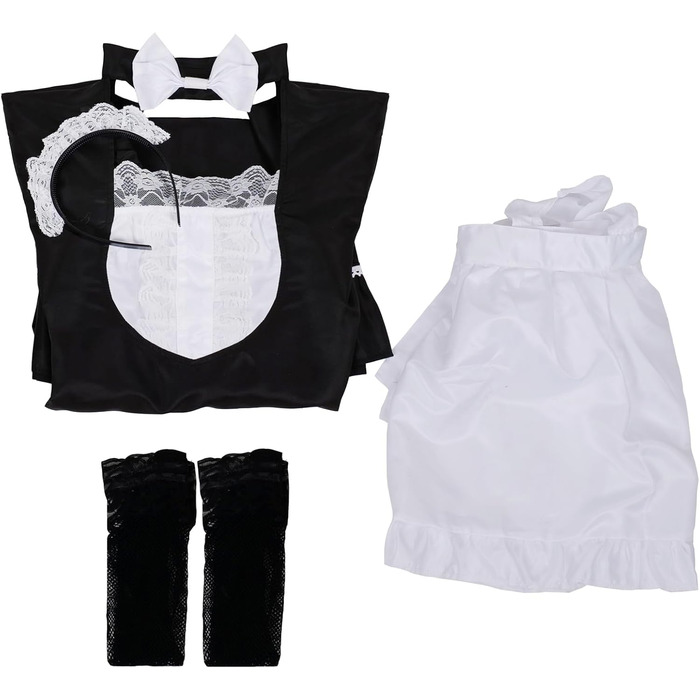 Костюм покоївки для чоловіків CoolChange Witzges | Карнавальна маскарадна сукня для вечірки | Розміри: M, L, XL