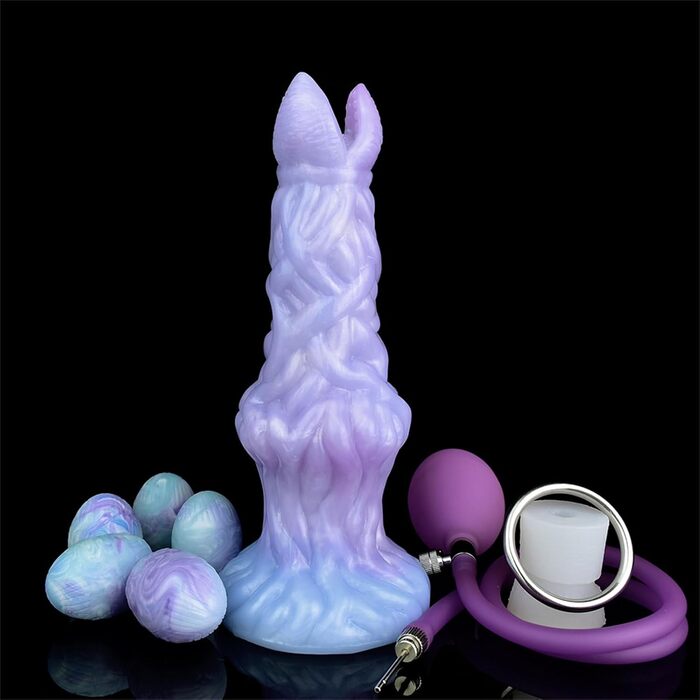 Анальний плагін Axcroo з силікону з 5 кулями, надувний анальний плагін-яйце, перлини для анусу, дилдо, стимуляція простати, SM іграшки для жінок та чоловіків