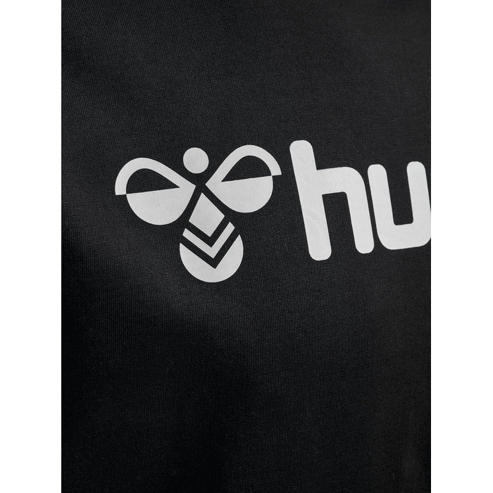 Чоловічий худі Hummel Hmlgo з регульованим поясом, органічна бавовна, чорний, розмір 3XL