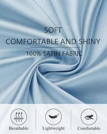 Сatinний халат для жінок, довгий, легкий, з V-подібним вирізом, для вечірки, весілля, сну, кольору небесно-блакитний, розмір L