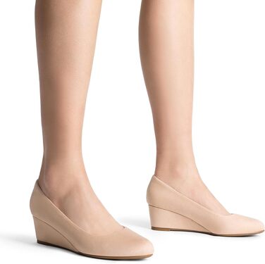 Жіночі туфлі-човники Dream Pairs із закритим носком, бежеві (Nude), розмір 36.5 EU