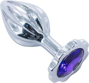 Анальний вібратор Linman з алмазною підставкою для стимуляції (для жінок та чоловіків)