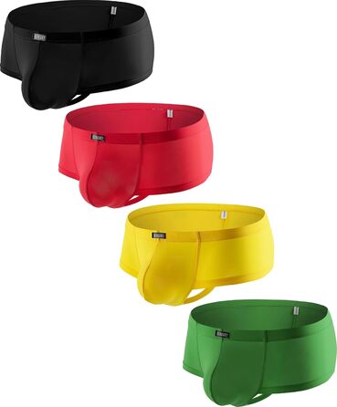 Боксерки iKingsky Freche Boxershorts: сексуальні боксерки з низькою талією, бразильський дизайн, 4 шт. (XXL)