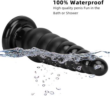 Анальний плаг TangQian XXL для стимуляції та розширення анусу - стимулятор для чоловіків та жінок, чорний