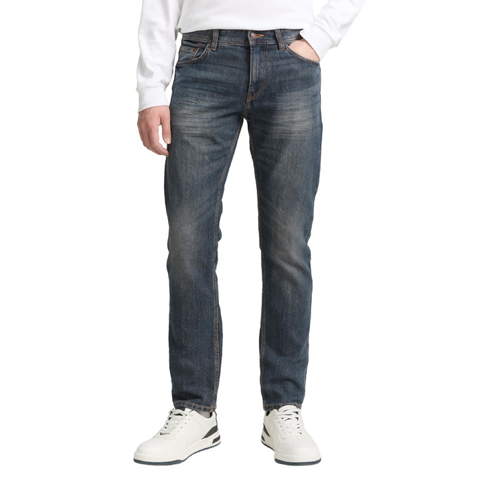 Чоловічі джинси Tom Tailor Marvin Straight, прямий крій, Mid Stone Wash Denim, розмір 34W/32L