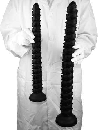Анальний дилда Extra Langer Monster Spiral Dildo з текстурою для чоловіків та жінок, стимуляція G-точки, LZYLWC (Чорний, L)