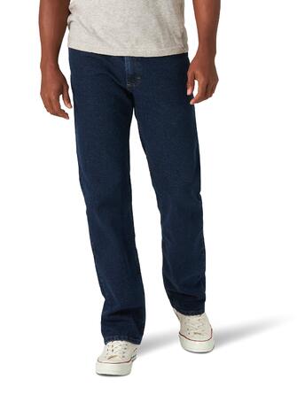 Чоловічі джинси Wrangler Authentics Classic Straight Fit, еластичні, 5 кишень, колір Midnight Flex (35W / 34L)