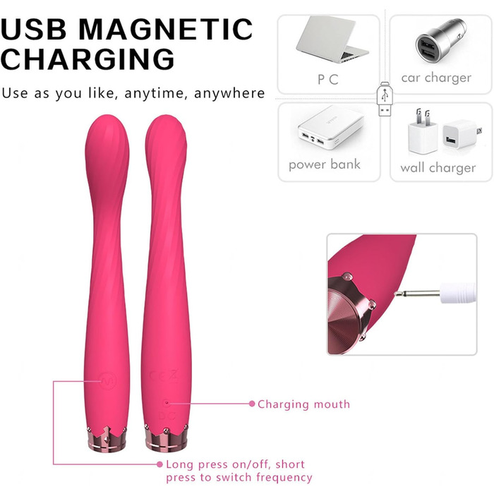 Вібратор для жінок Klitoris та G-точка, силіконовий Rabbit, 10 режимів, для пар, сексуальні іграшки, фіолетовий