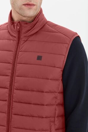 Чоловічий стібаний жилет Solid SDSörenson Outdoor цегляного кольору (Brick Red), модель 191543