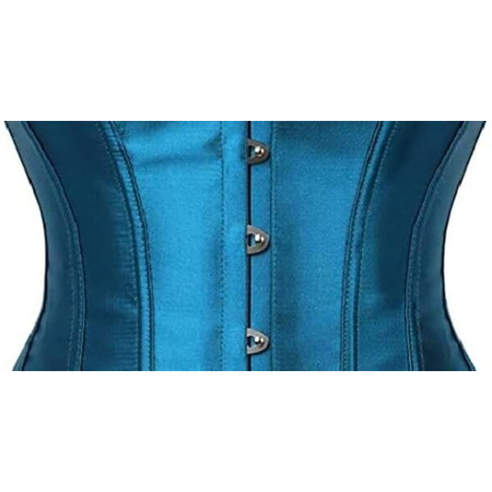 Корсет Daen Korsett великого розміру: сексуальний корсет, топ, спідня білизна (L, блакитно-зелений, блакитний)