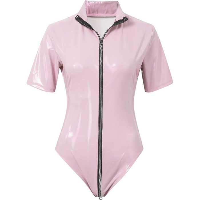 Блискучі шкарпетки-шкарпетки з відкритим кроком, глянцеві, для зайчика, з рельєфною застібкою, білі (світло-ліловий, XL)