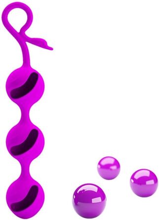 М'ячик для вагінальних вправ Kegel з силікону - тренажер для зміцнення м'язів та покращення сексуального здоров'я