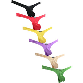 Сексуальні чоловічі труси iKingsky (6 шт.): танга, вигин, T-back