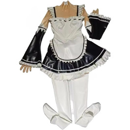 Костюм з латексу DDINGHOONQPODFR для косплею: жіночий/чоловічий, латексний боді, розмір на замовлення, Lolita, 3XL