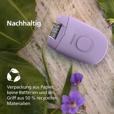 Епілятор Philips Series 2000 BRE237/00 мережевий, пристрій для видалення волосся, чорний
